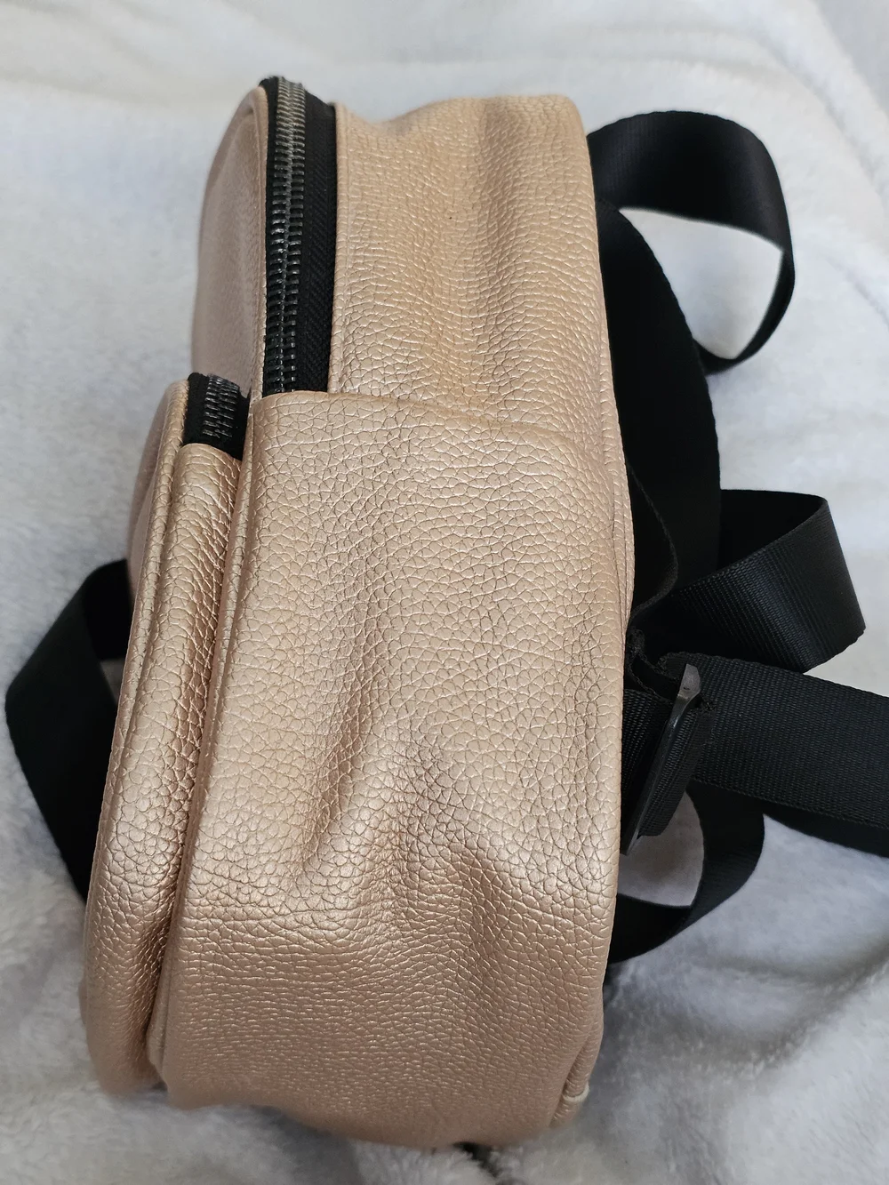 Adidas Originals Rose Gold Metallic Mini Backpack